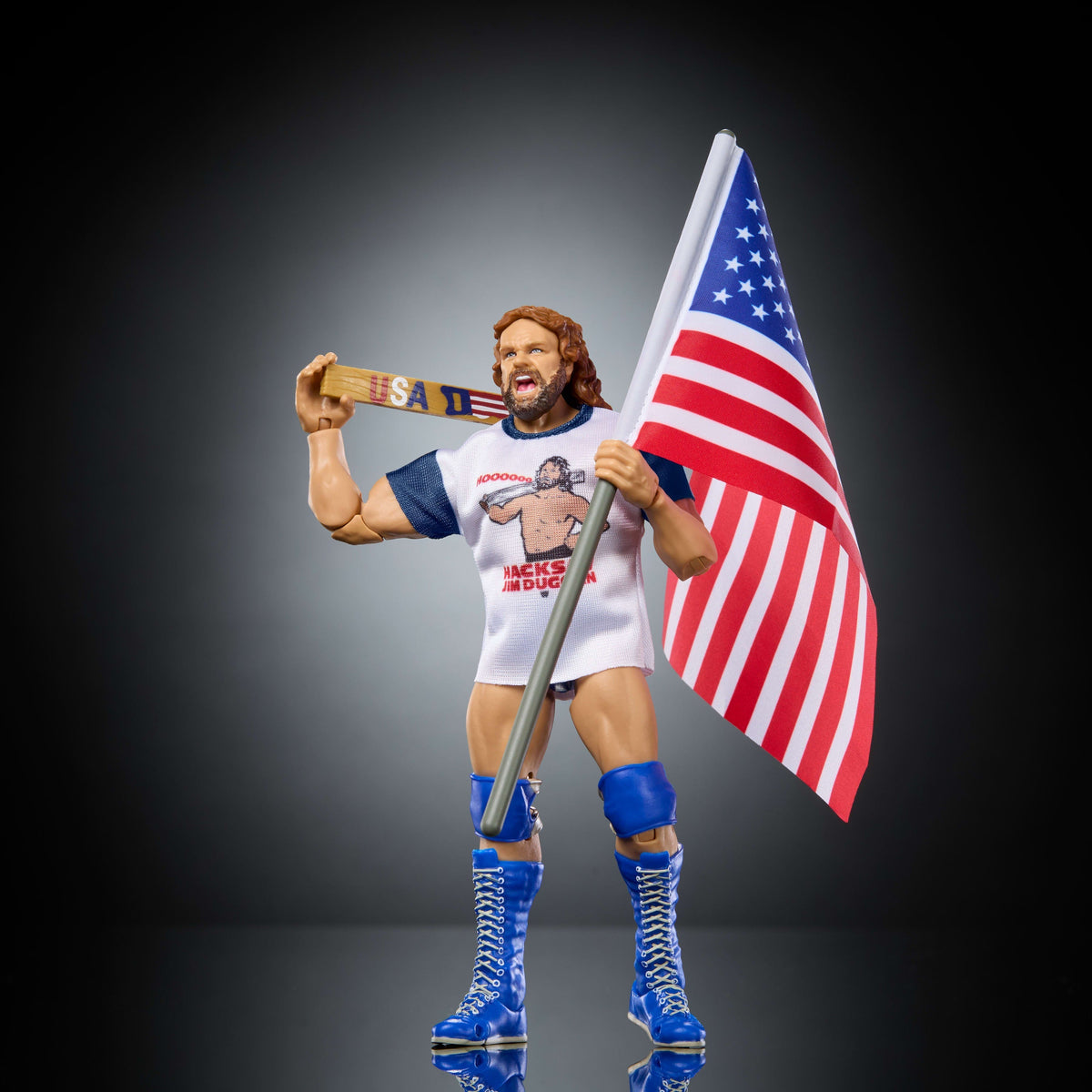 WWE Ultimate Legends Action Hacksaw Jim Duggan Figure