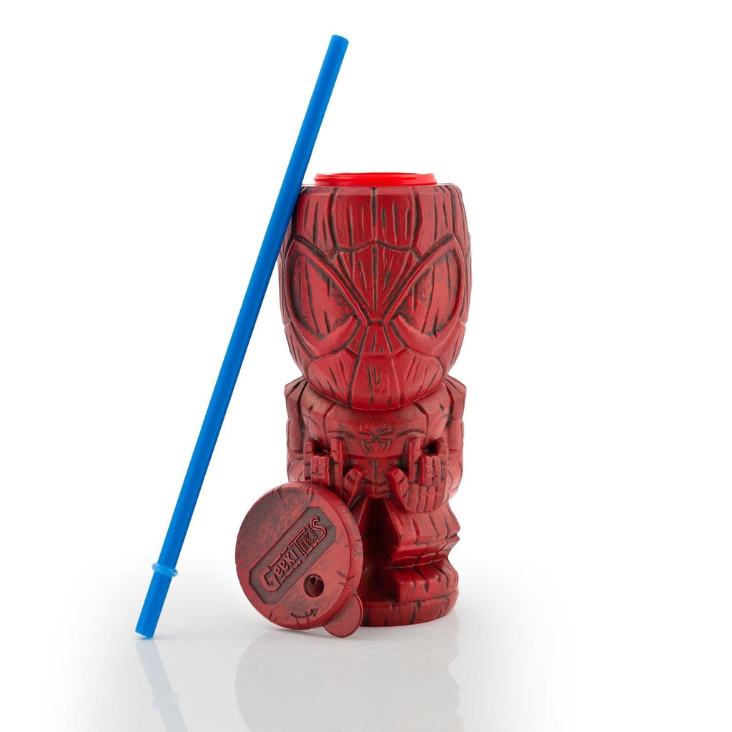 Geeki Tikis Marvel Spider-Man Tumbler | Tiki Style Cup | Holds 21 Ounces