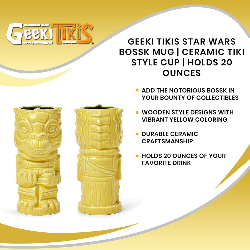 Geeki Tikis Star Wars Bossk Mug | Ceramic Tiki Style Cup | Holds 20 Ounces