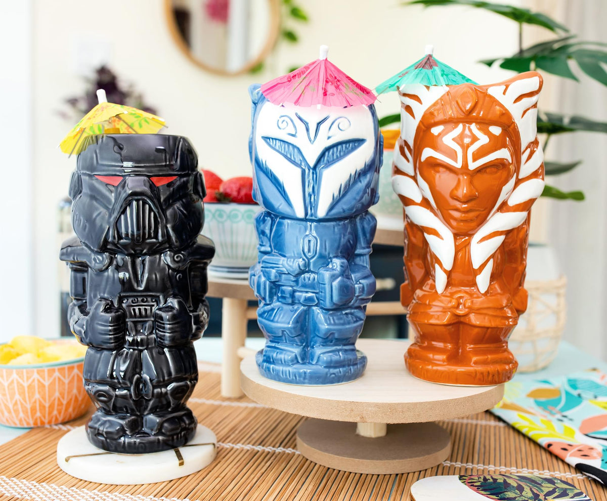 Geeki Tikis Star Wars: The Mandalorian Ahsoka Tano Ceramic Mug | Holds 18 Ounces