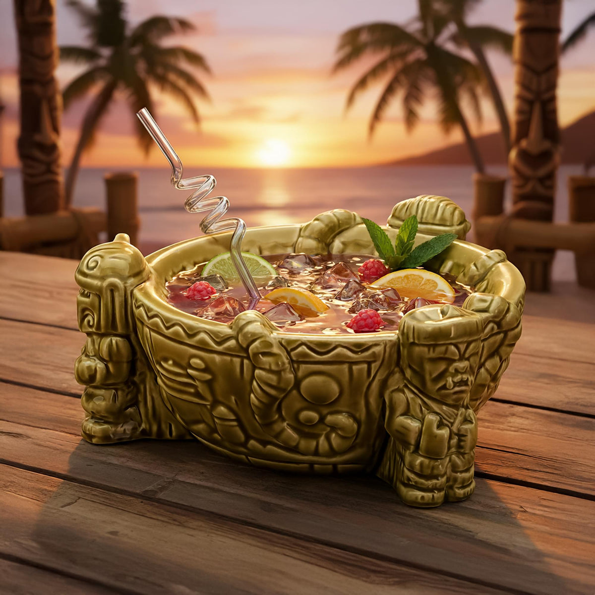 Geeki Tikis Star Wars Sarlaac Pit 16 Ounce Ceramic Punch Bowl