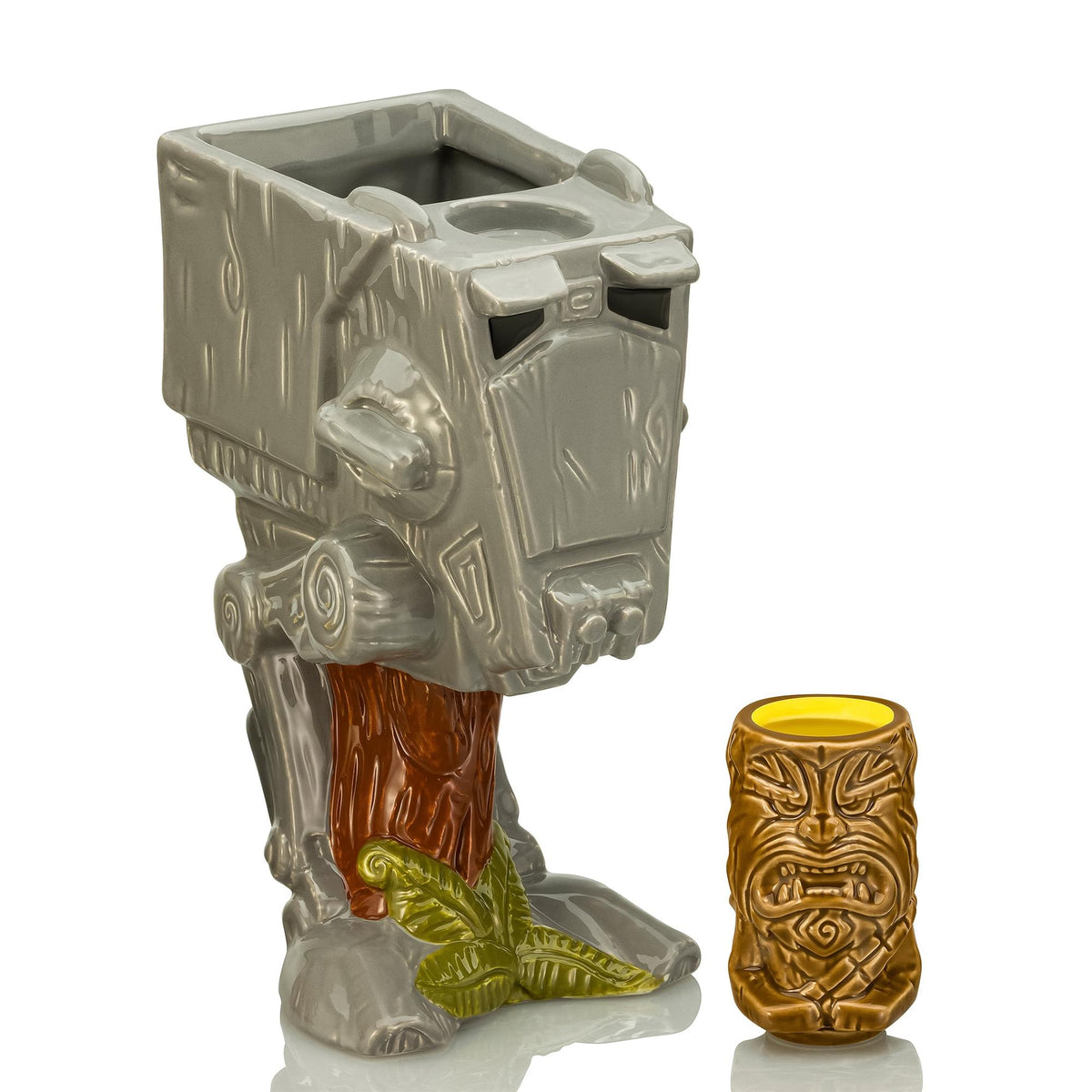 Geeki Tikis Star Wars AT-ST With Chewie 22 Ounce Ceramic Mug Set