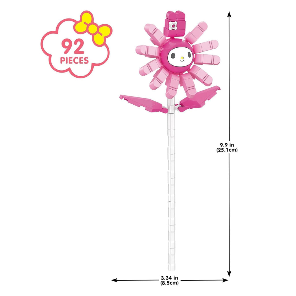 Sanrio My Melody Flower 92 Piece Brick Building Set