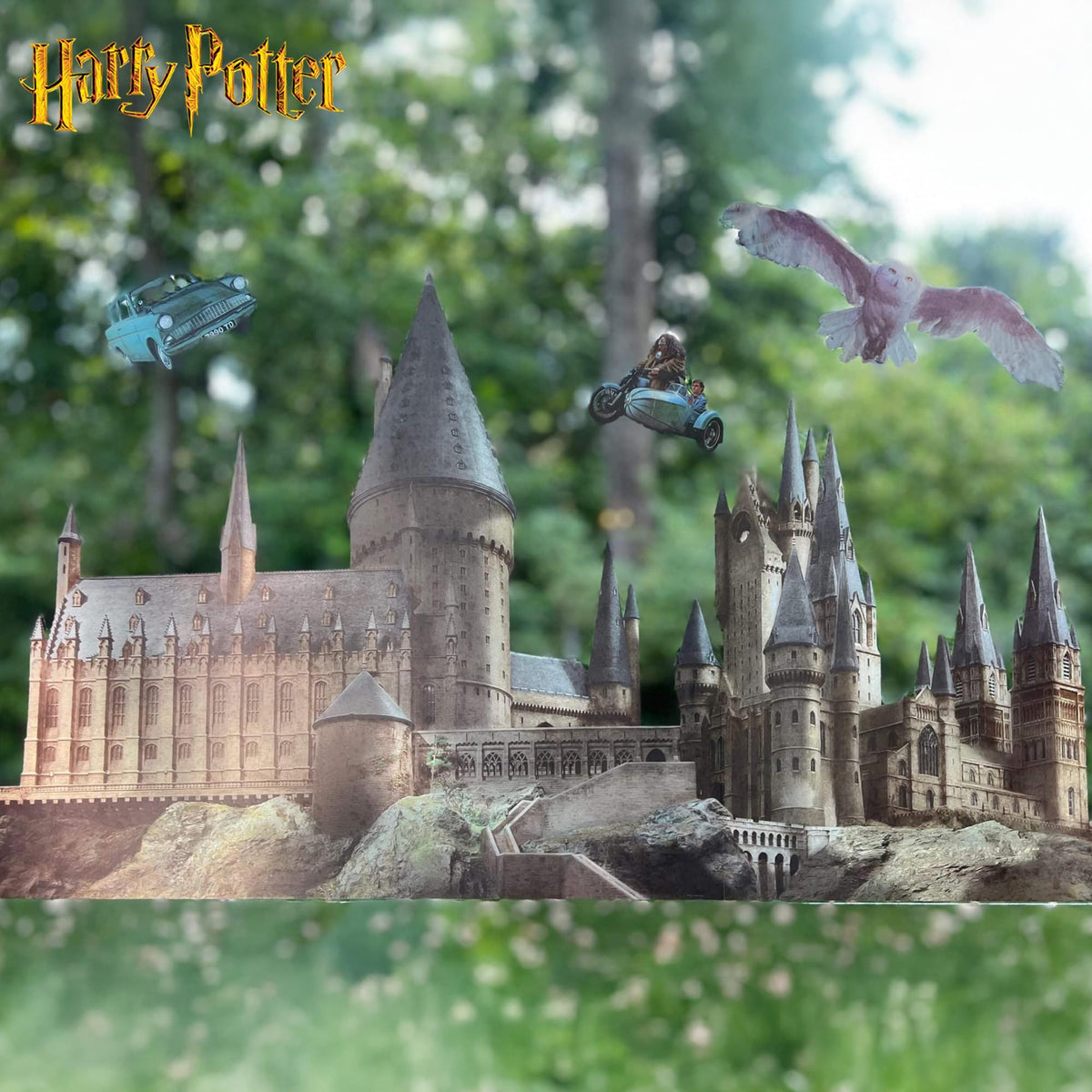 Harry Potter Hogwarts Castle Wall Cling Set Of 20