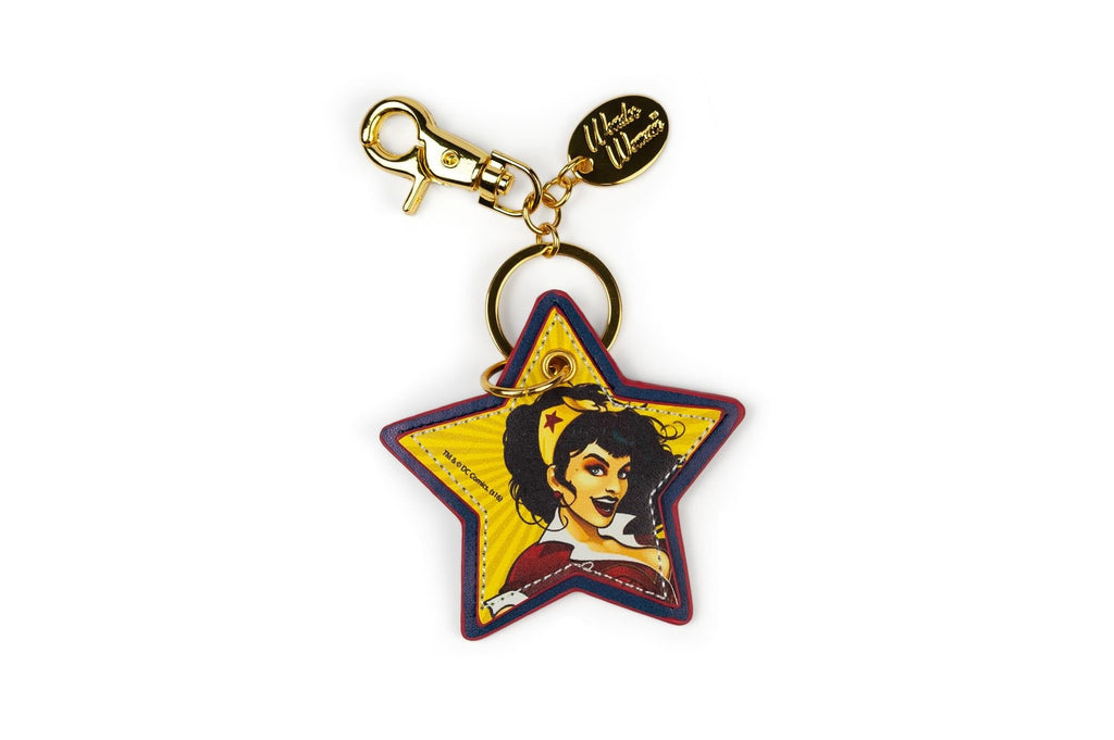 DC Comics Bombshells Wonder Woman Faux Leather Keychain
