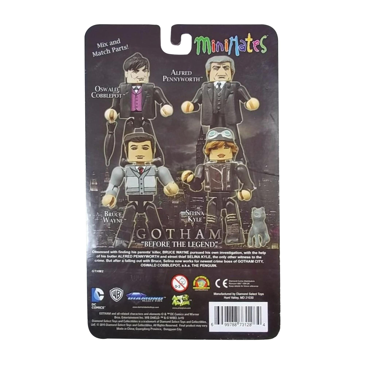 Gotham: Series 2 4-Piece Minimates Box Set