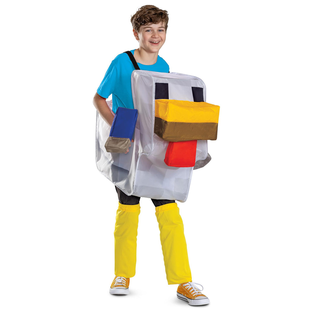 Minecraft Chicken Jockey Ride-On Child Costume | Unisize 8+