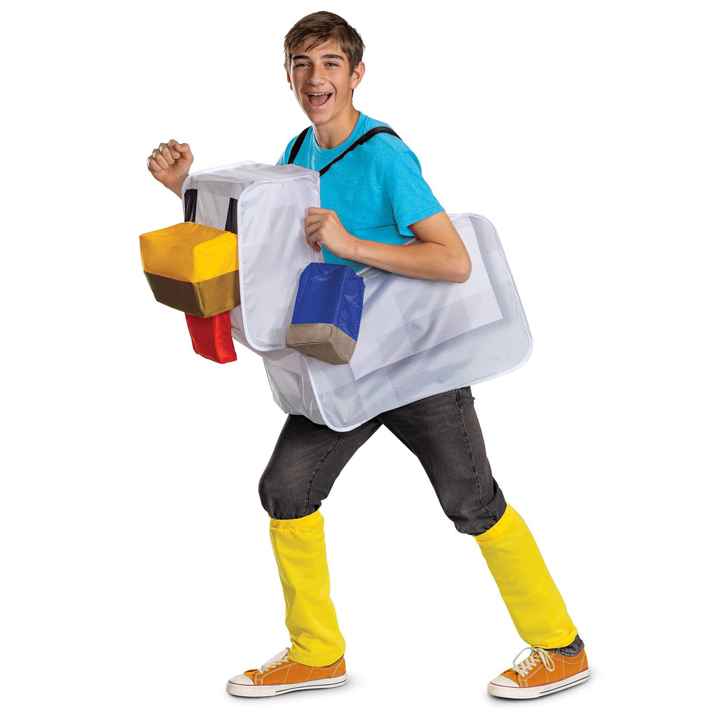 Minecraft Chicken Jockey Ride-On Child Costume | Unisize 8+
