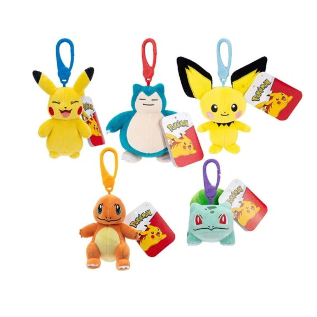 Pokemon Random Plush 3 1/2-Inch Clip-On (Random)