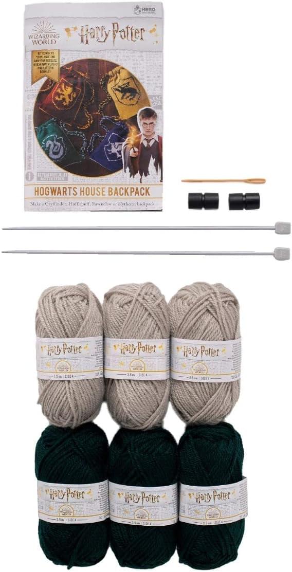 Eaglemoss Harry Potter Knit Craft Set Kit Bags Slytherin