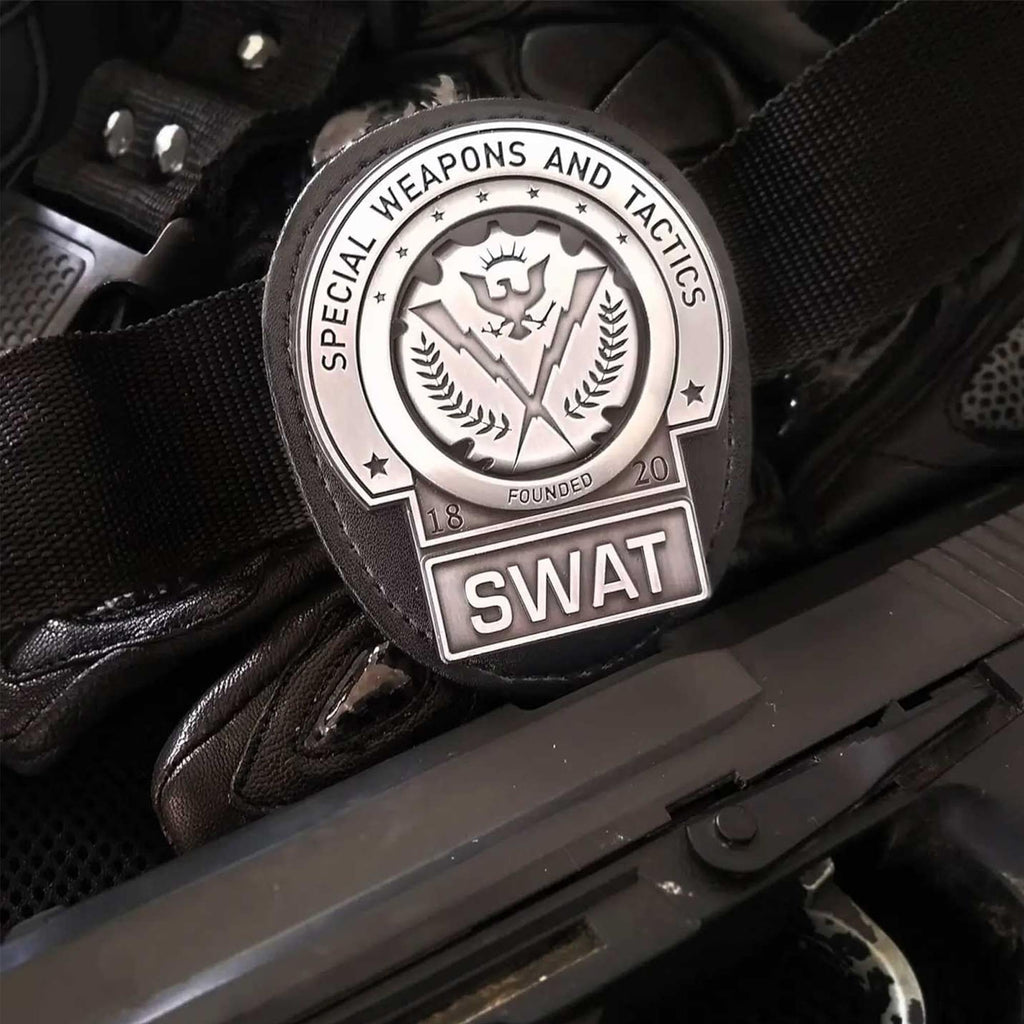 DC Dark Knight Trilogy Gotham City SWAT Badge Limited Edition Metal Replica