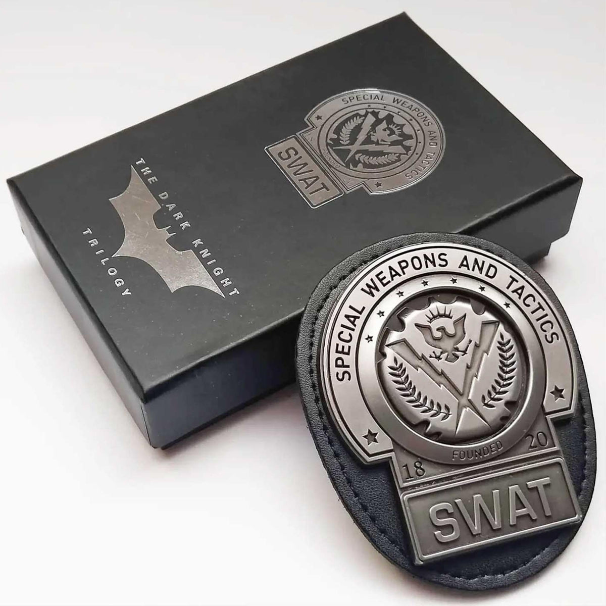 DC Dark Knight Trilogy Gotham City SWAT Badge Limited Edition Metal Replica