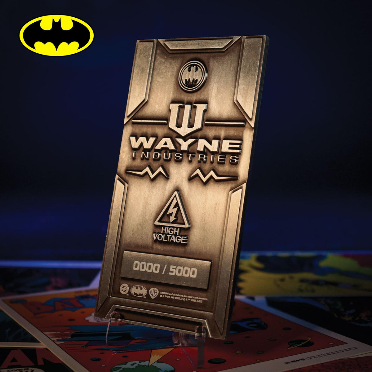 DC Comics Batman Armor Limited Edition Embossed Metal Ingot