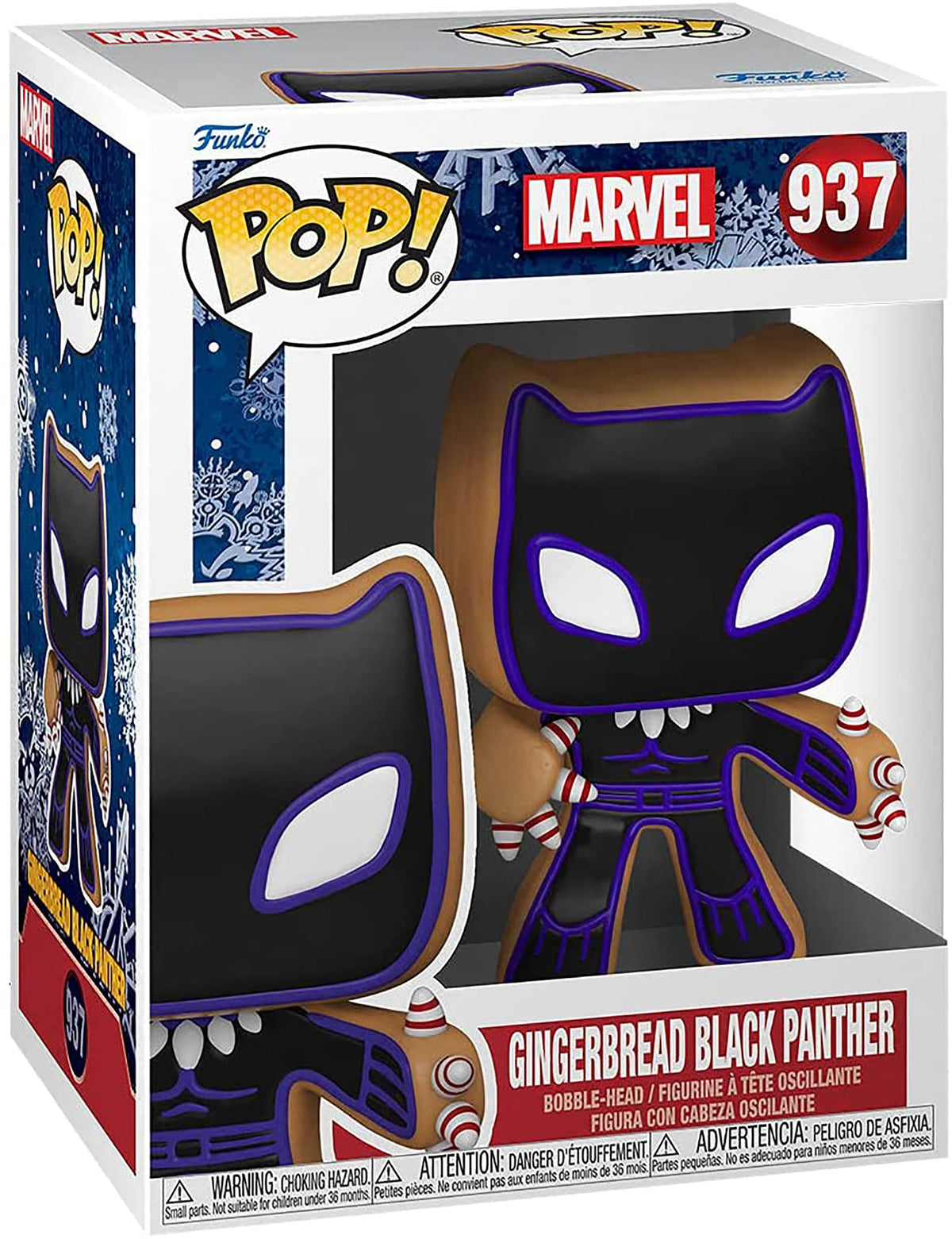 Marvel Funko Holiday POP Vinyl Figure | Gingerbread Black Panther