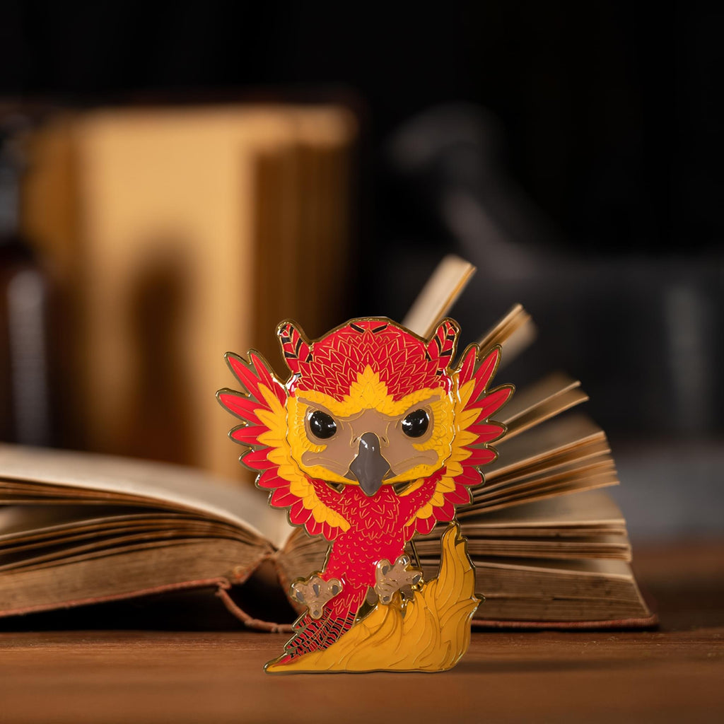 Harry Potter Funko POP Pin Large Enamel Pin | Fawkes