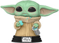 Star Wars Mandalorian Funko POP Vinyl Figure | Grogu with Cookie