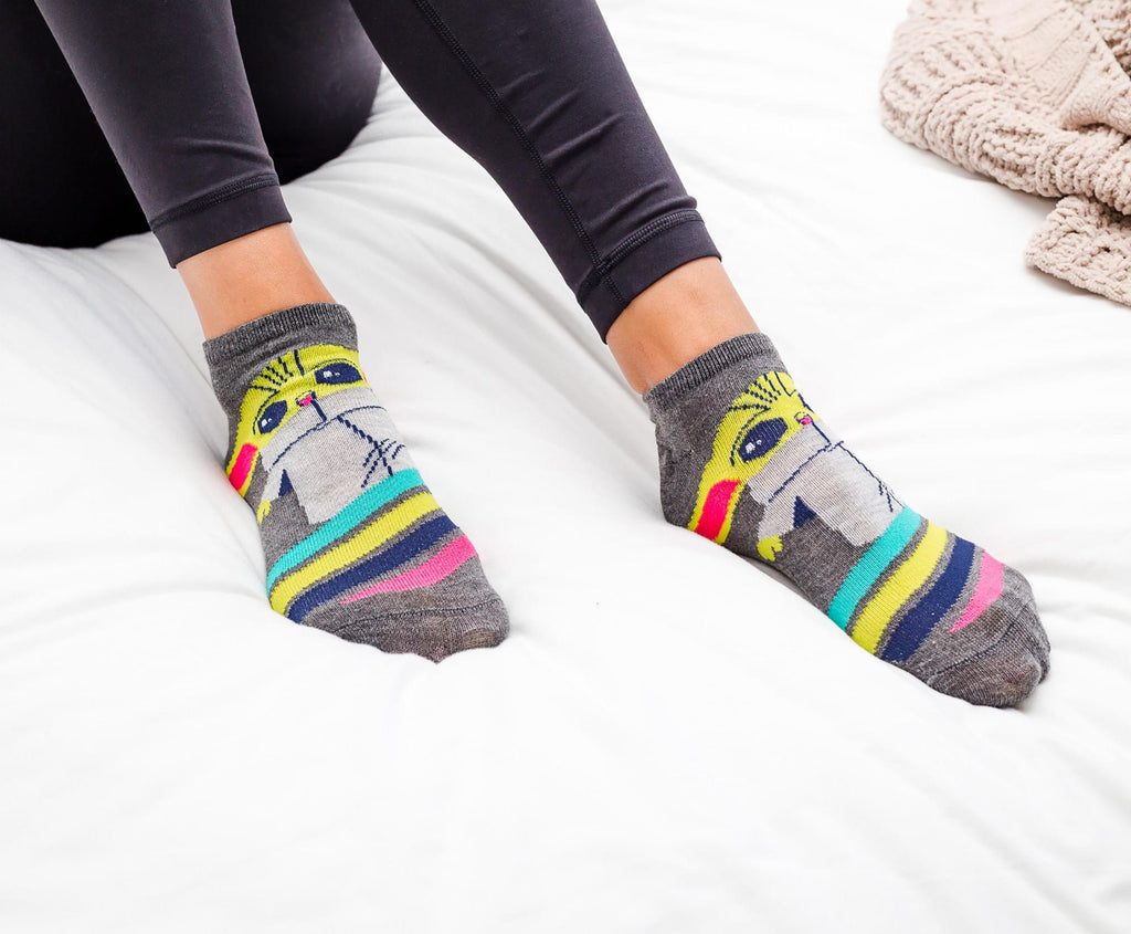 Star Wars: The Mandalorian Unisex Low-Cut Socks | Set A | 5 Pairs | Size 4-10