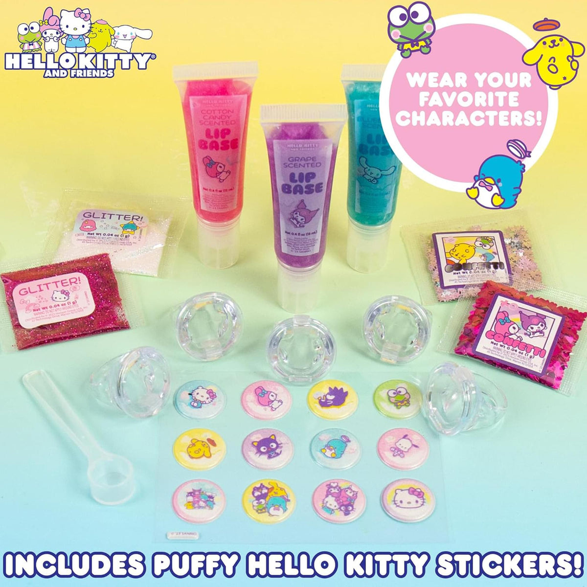 Sanrio Hello Kitty and Friends Shimmer Lip Gloss Making Kit