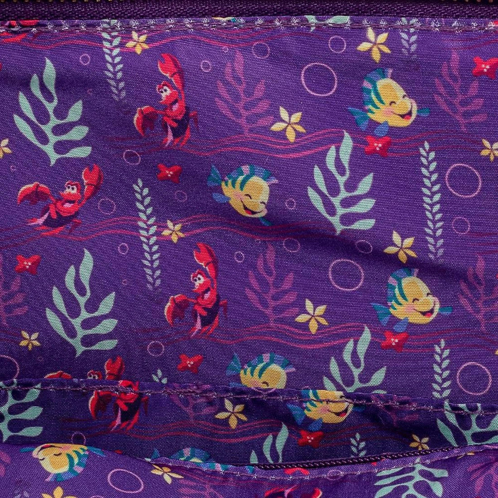 Disney The Little Mermaid Ariel Castle Crossbody Purse