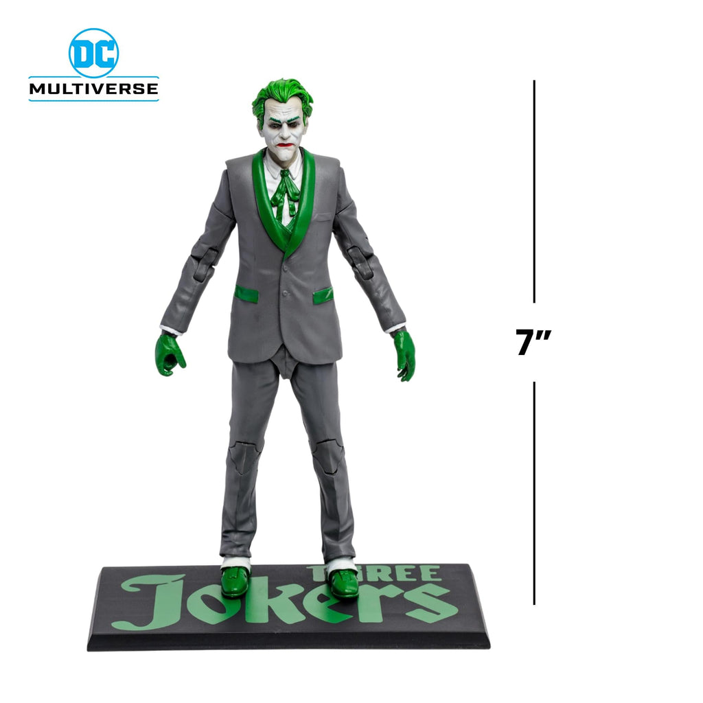 DC Multiverse Batman: Three Jokers Action Figure | Joker BW Accent Edition