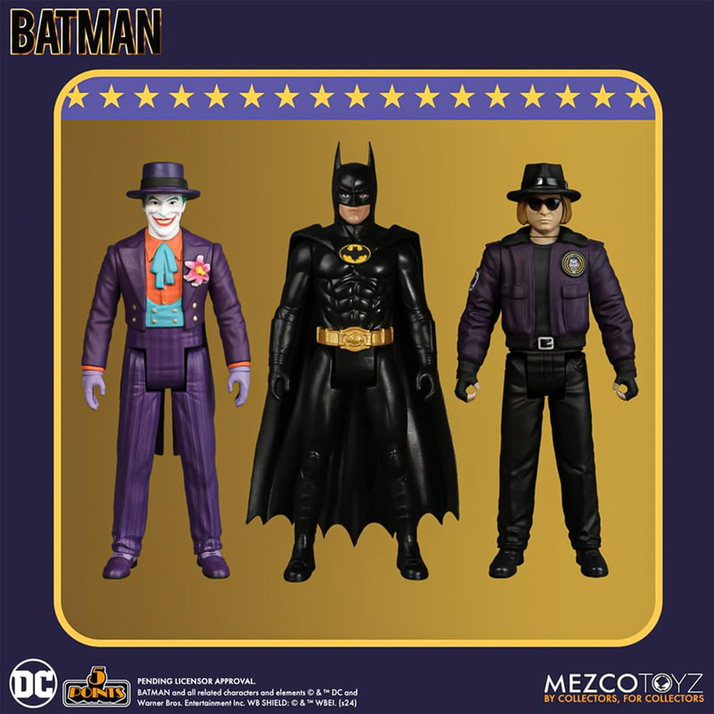 DC Comics 5 Points 1989 Batman Action Figure | Batman