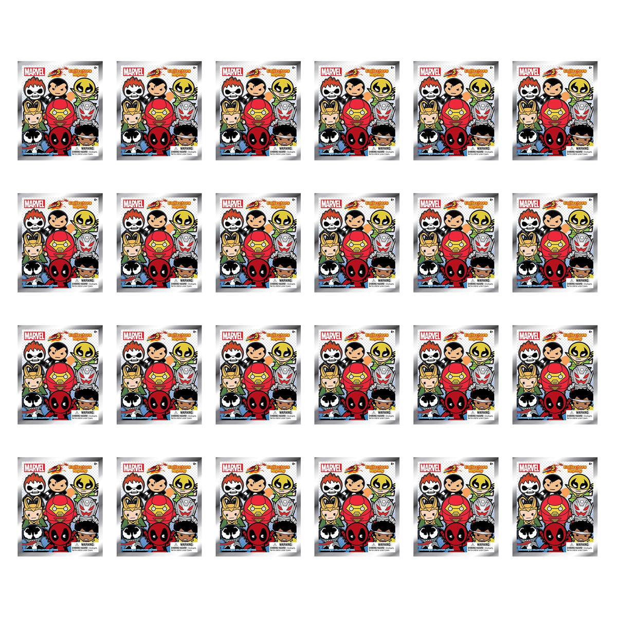 Marvel Series 3 Blind Bag Foam Figural Key Ring | Case of 24
