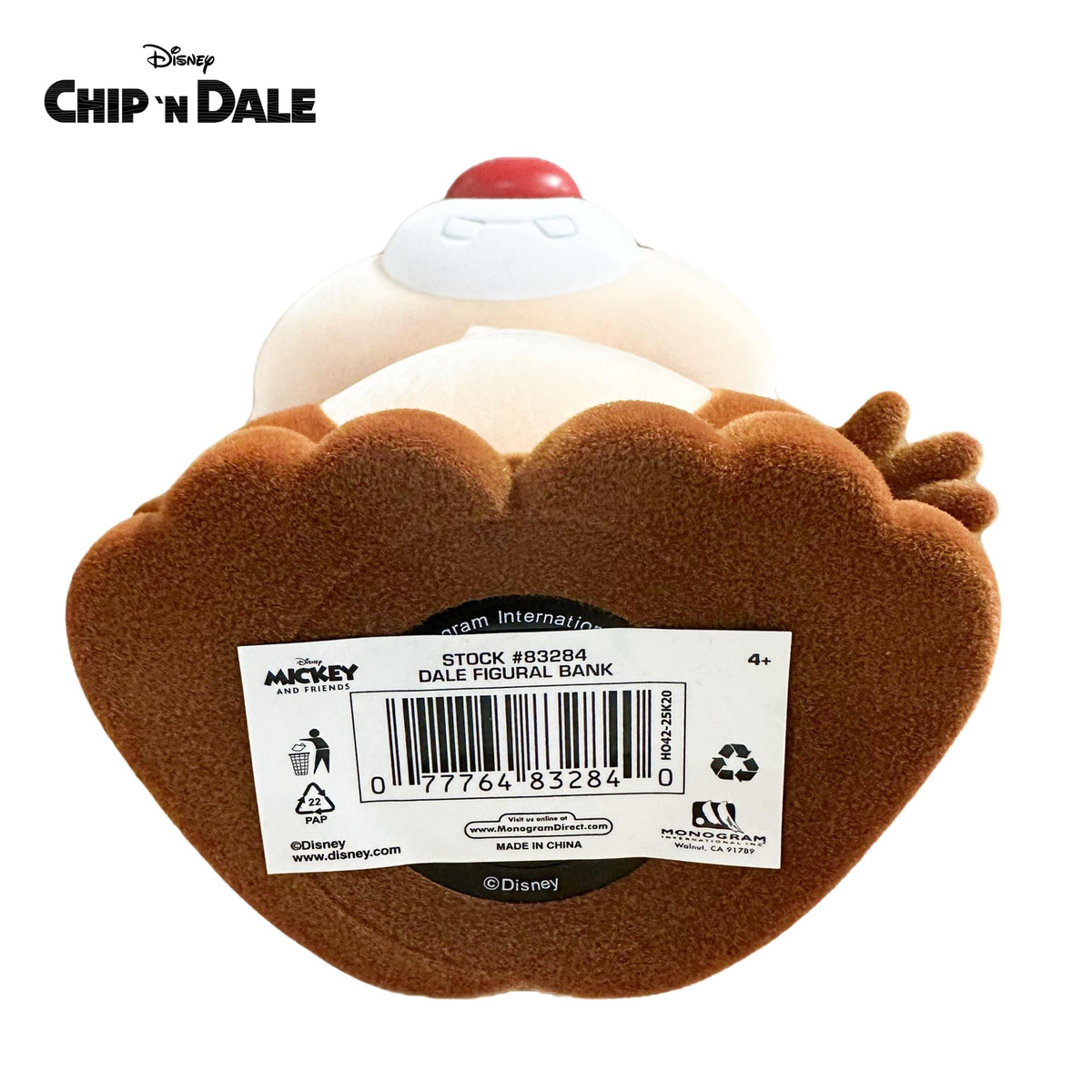 Disney Chip & Dale Dale 9-Inch Locked PVC Figural Bank