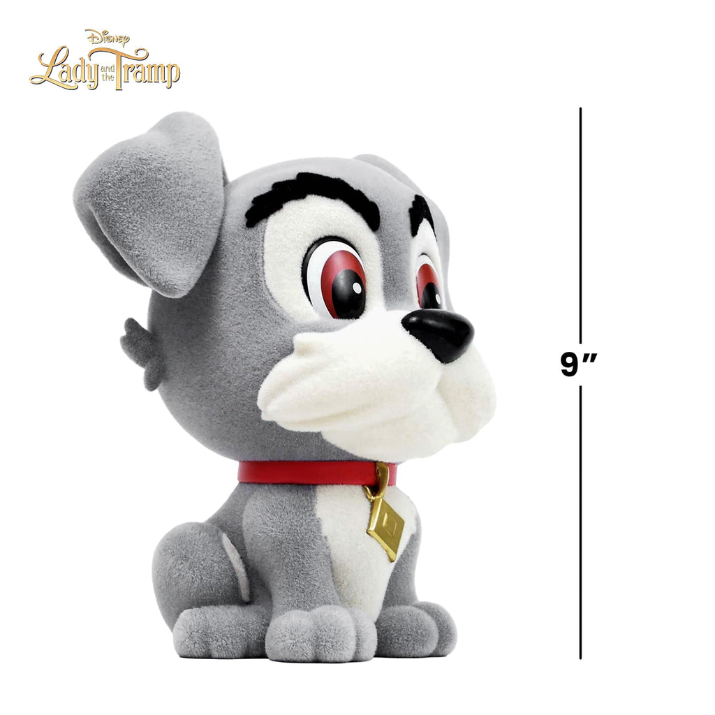 Disney Lady & The Tramp Tramp 9-Inch Flocked PVC Figural Bank