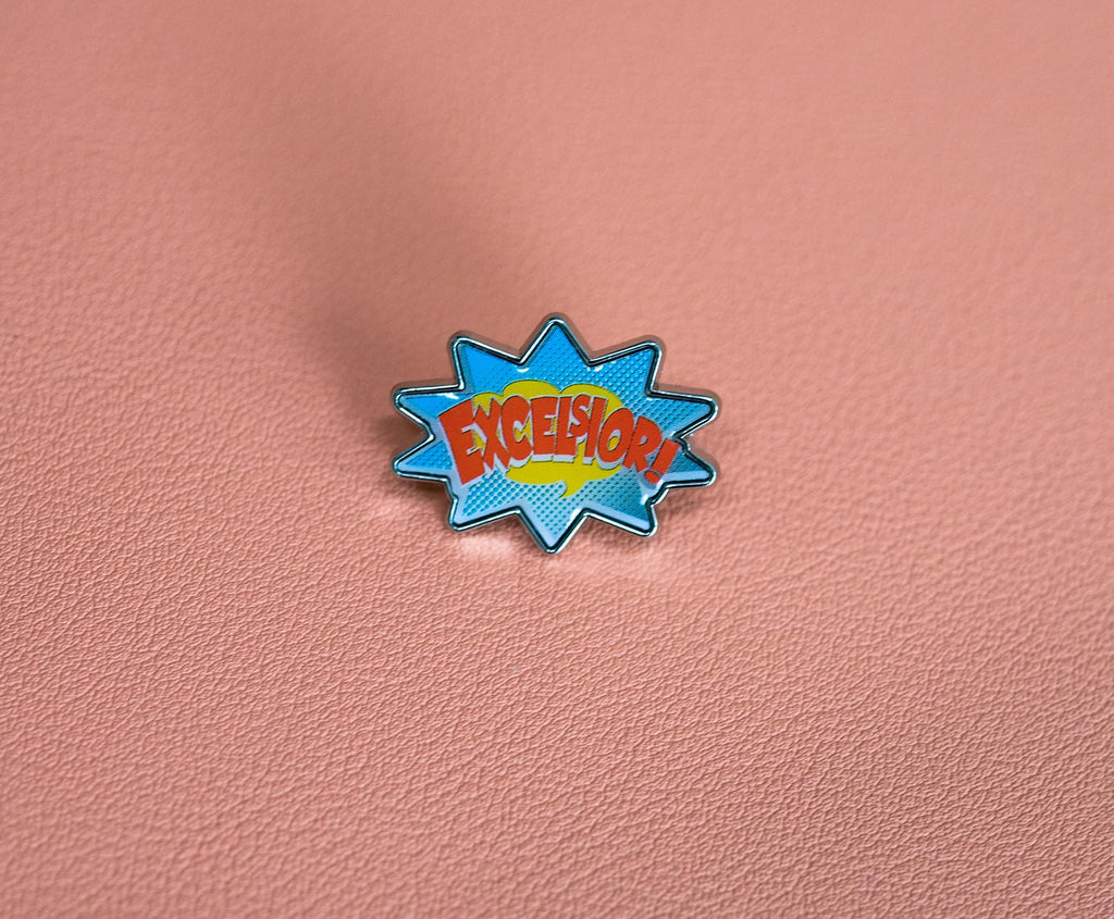 Stan Lee Excelsior Enamel Collector Pin