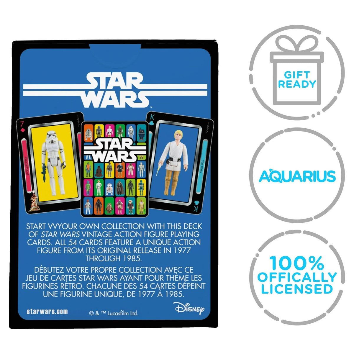 Star Wars Vintage Kenner Action Figures Playing Cards