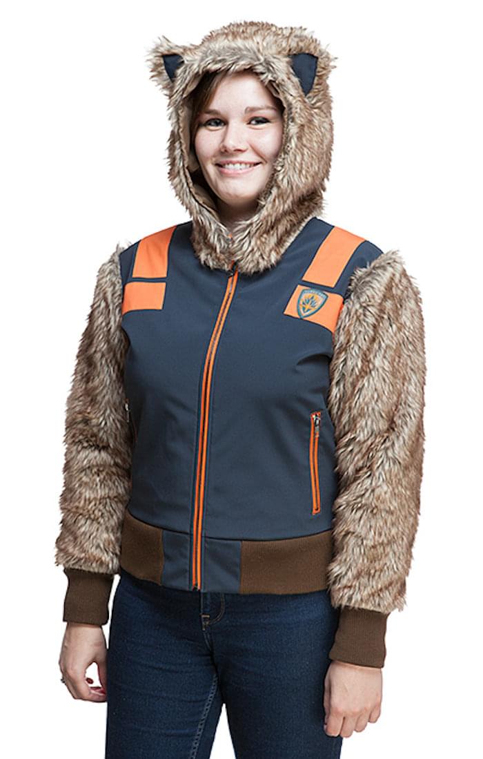 Marvel Rocket Raccoon Women's Bomber Jacket | Guardians Of The Galaxy Apparel