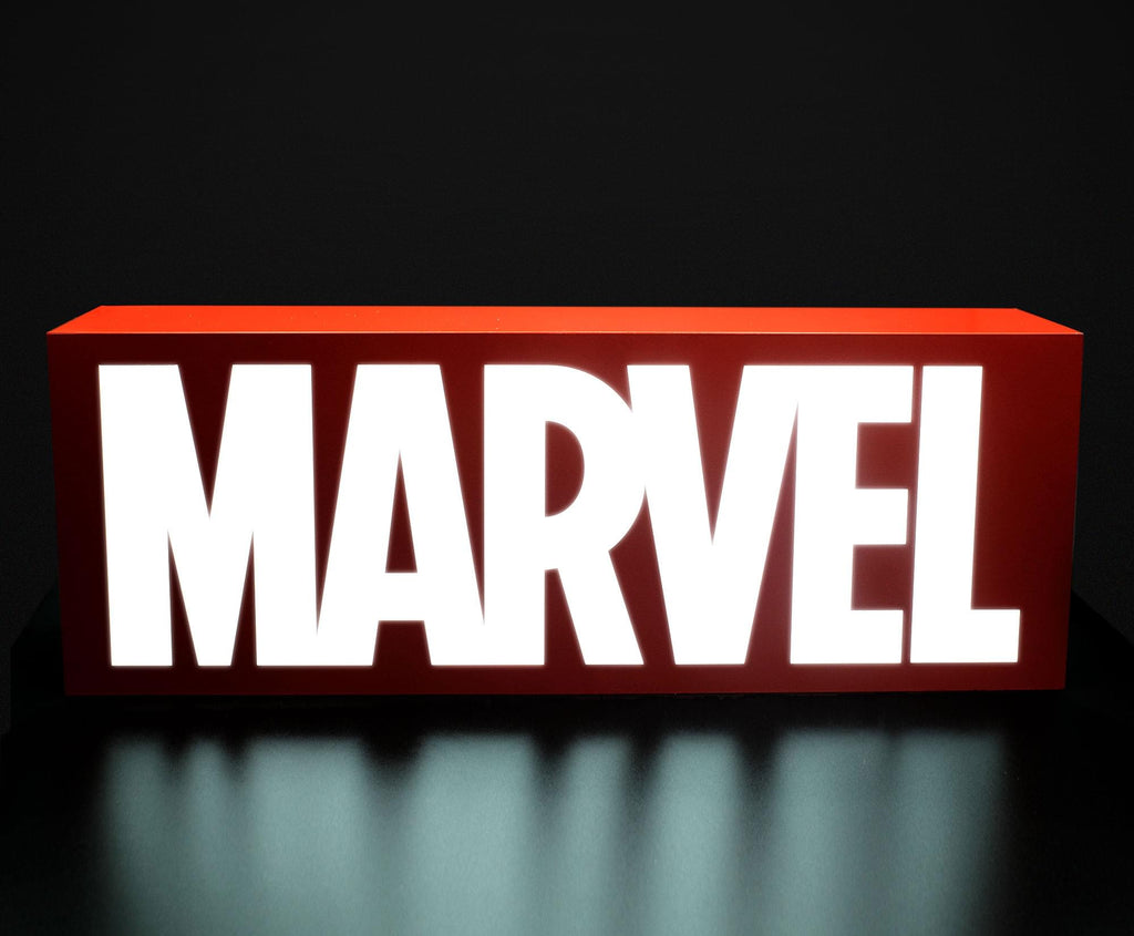 Marvel Comics Official Logo 17-Inch Light Box | Electric/USB Mood Light