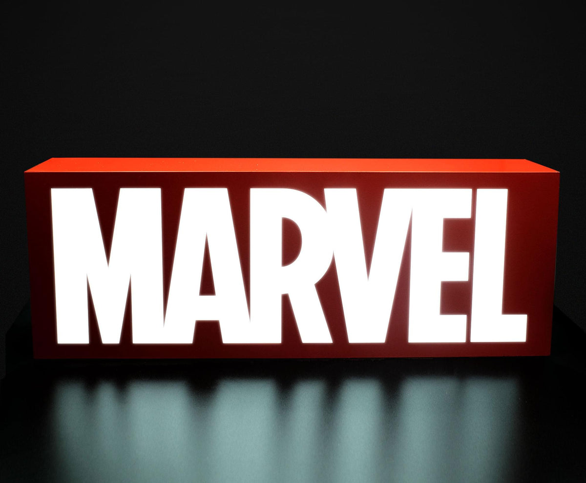 Marvel Comics Official Logo 17-Inch Light Box | Electric/USB Mood Light