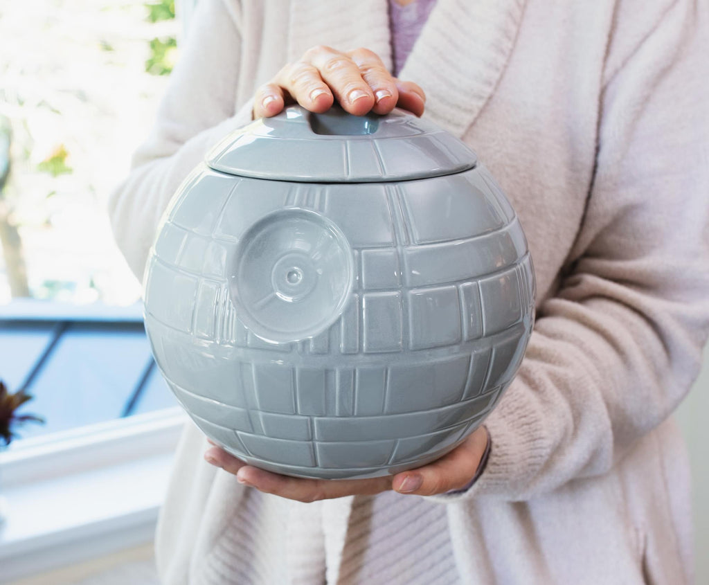 Star Wars Death Star Ceramic Cookie Jar Container | 10 Inches Tall