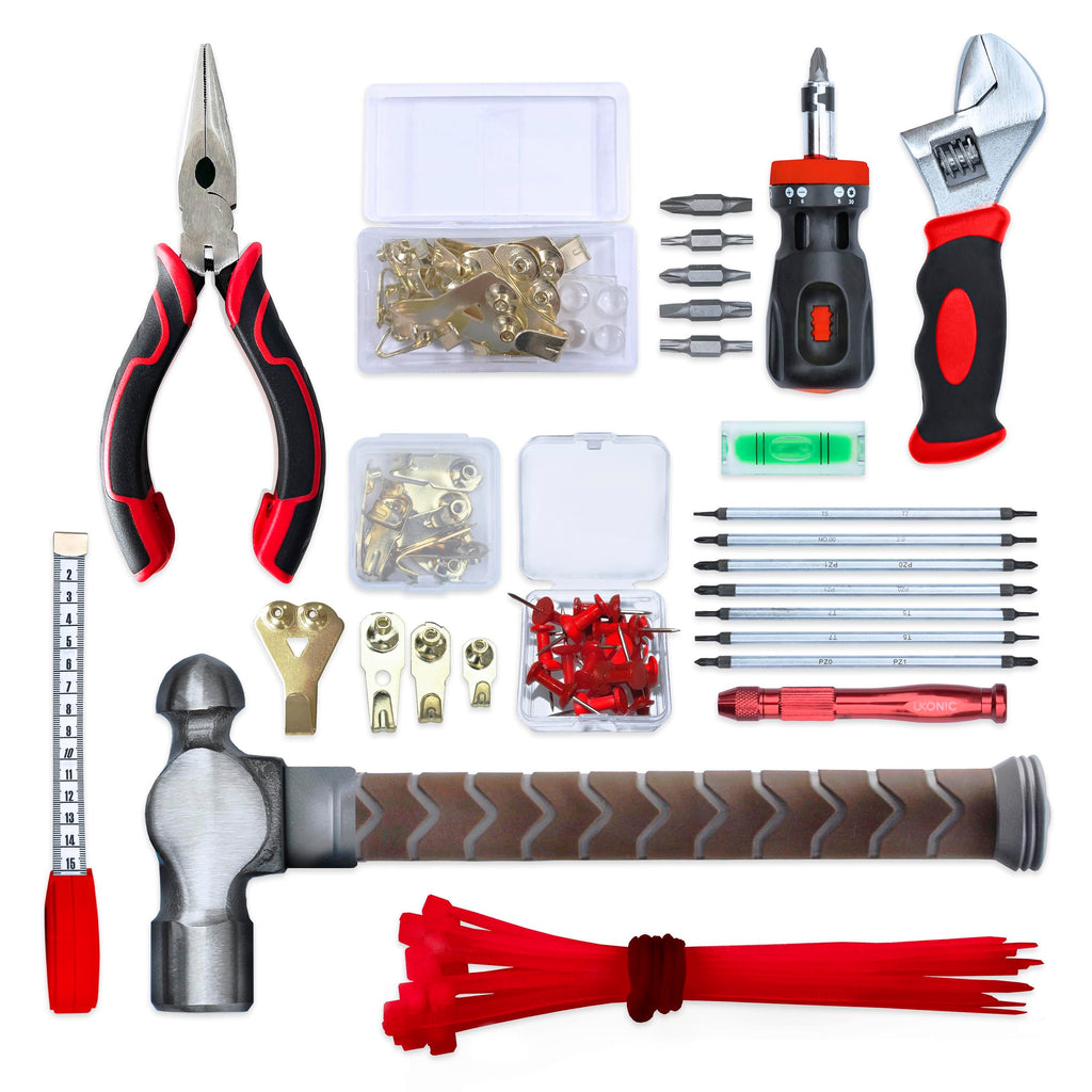 Marvel Mighty Thors Hammer Mjolnir 91-Piece Tool Set | All-In-One Kit