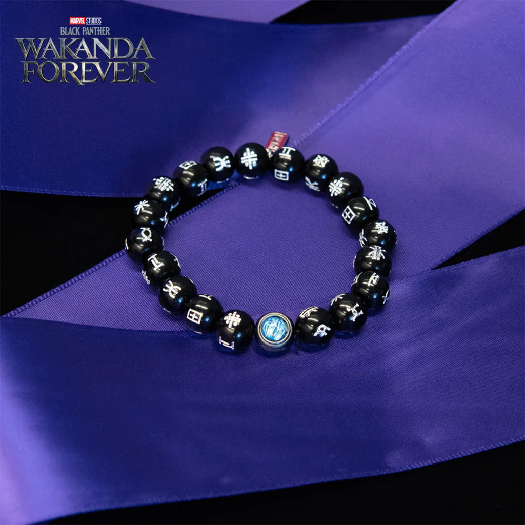 Marvel Black Panther: Wakanda Forever King T'Challa Kimoyo Acrylic Bead Bracelet