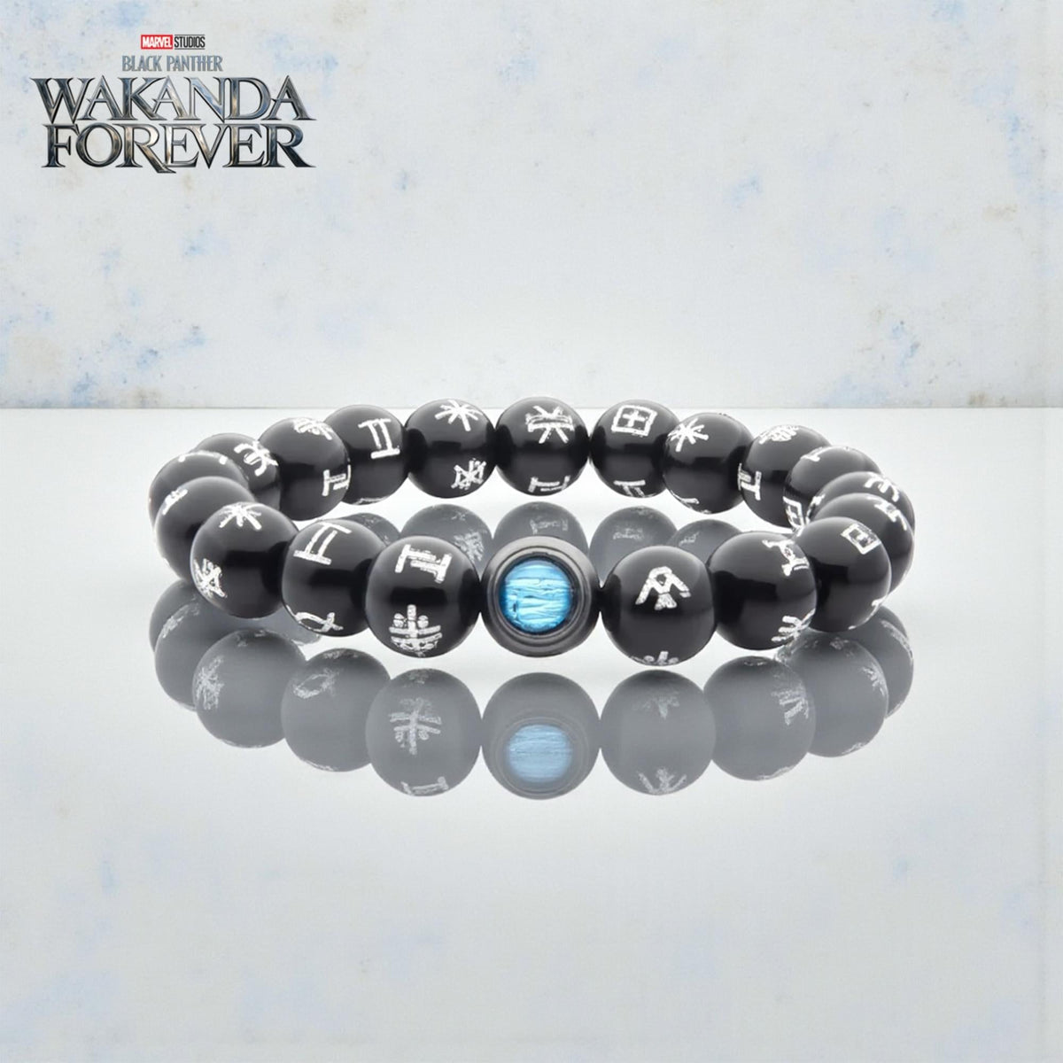 Marvel Black Panther: Wakanda Forever King T'Challa Kimoyo Acrylic Bead Bracelet