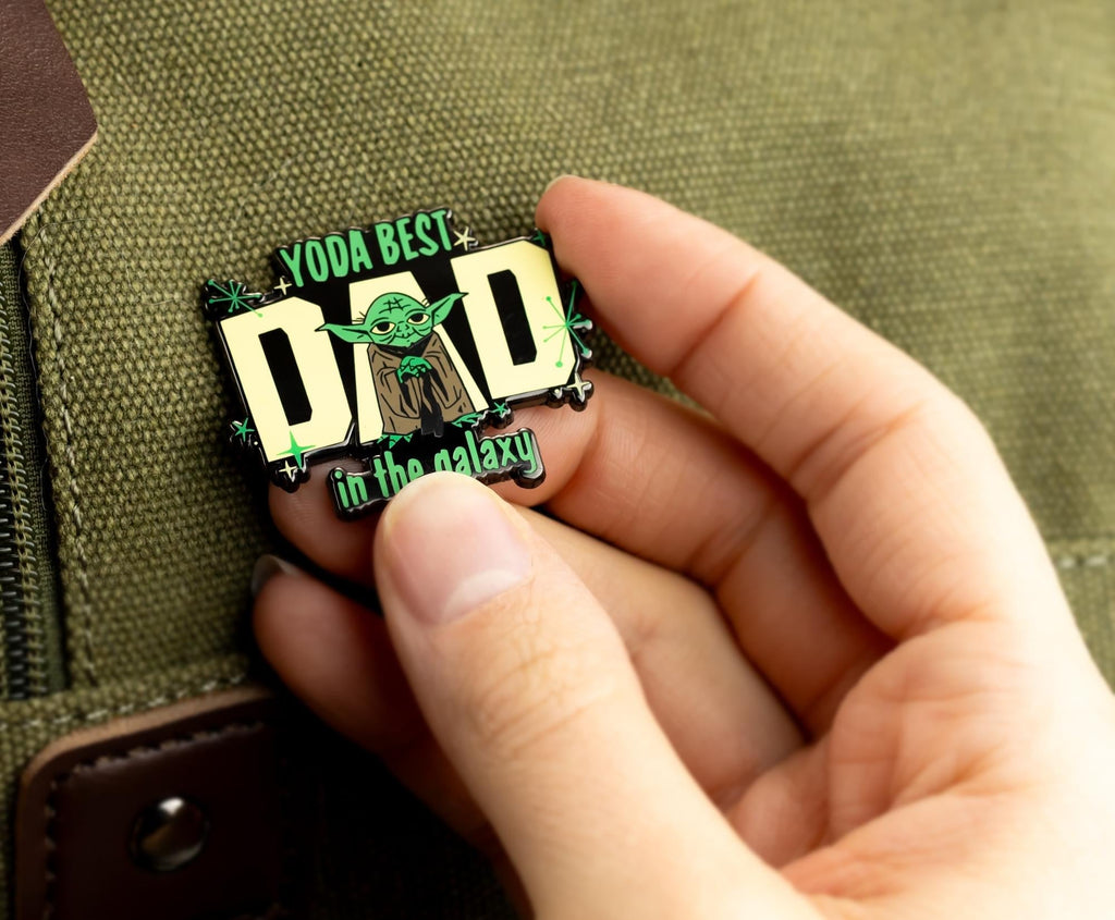 Star Wars "Yoda Best Dad In The Galaxy" Father's Day Enamel Pin