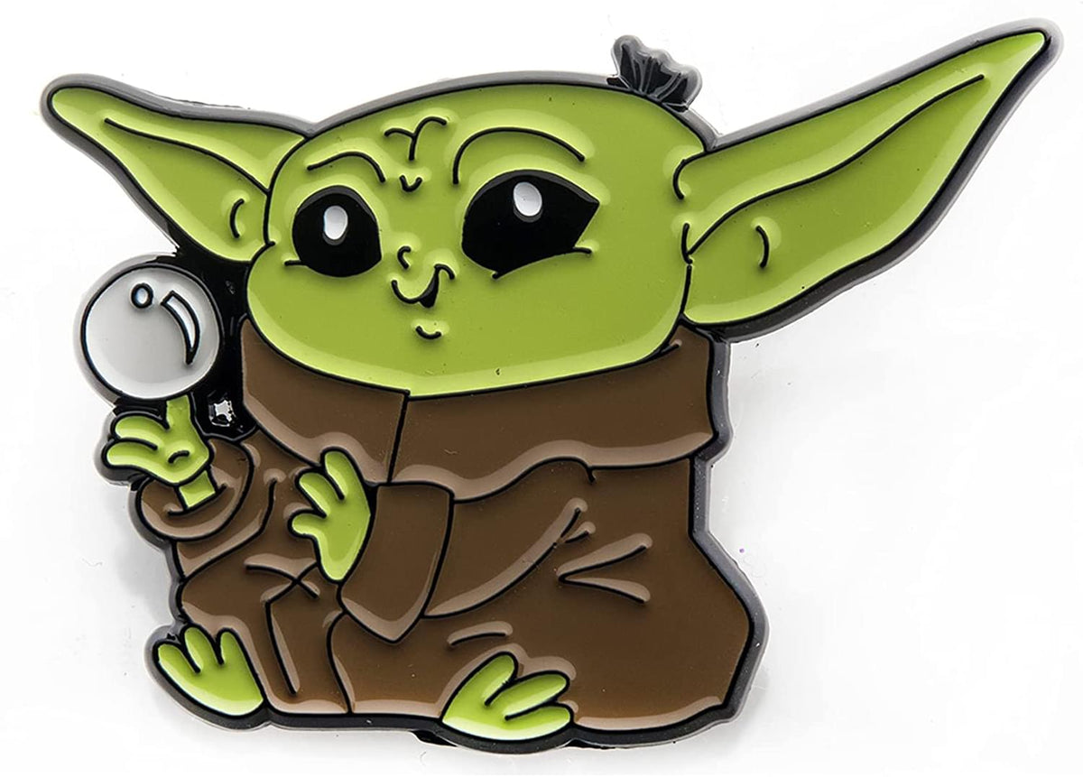 Star Wars The Mandalorian Grogu With Ball Enamel Collector Pin