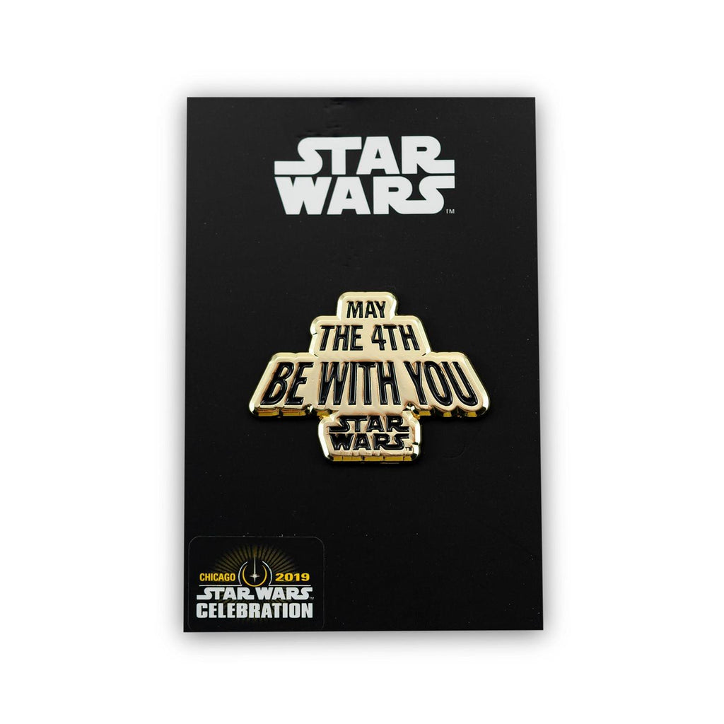 Star Wars May The Fourth Be With You Pin Gold Edition | Star Wars Collector Pin