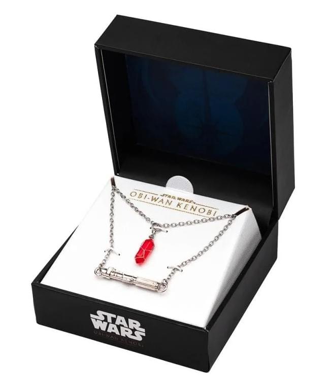 Star Wars Darth Vader Lightsaber Handle and Crystal Pendants