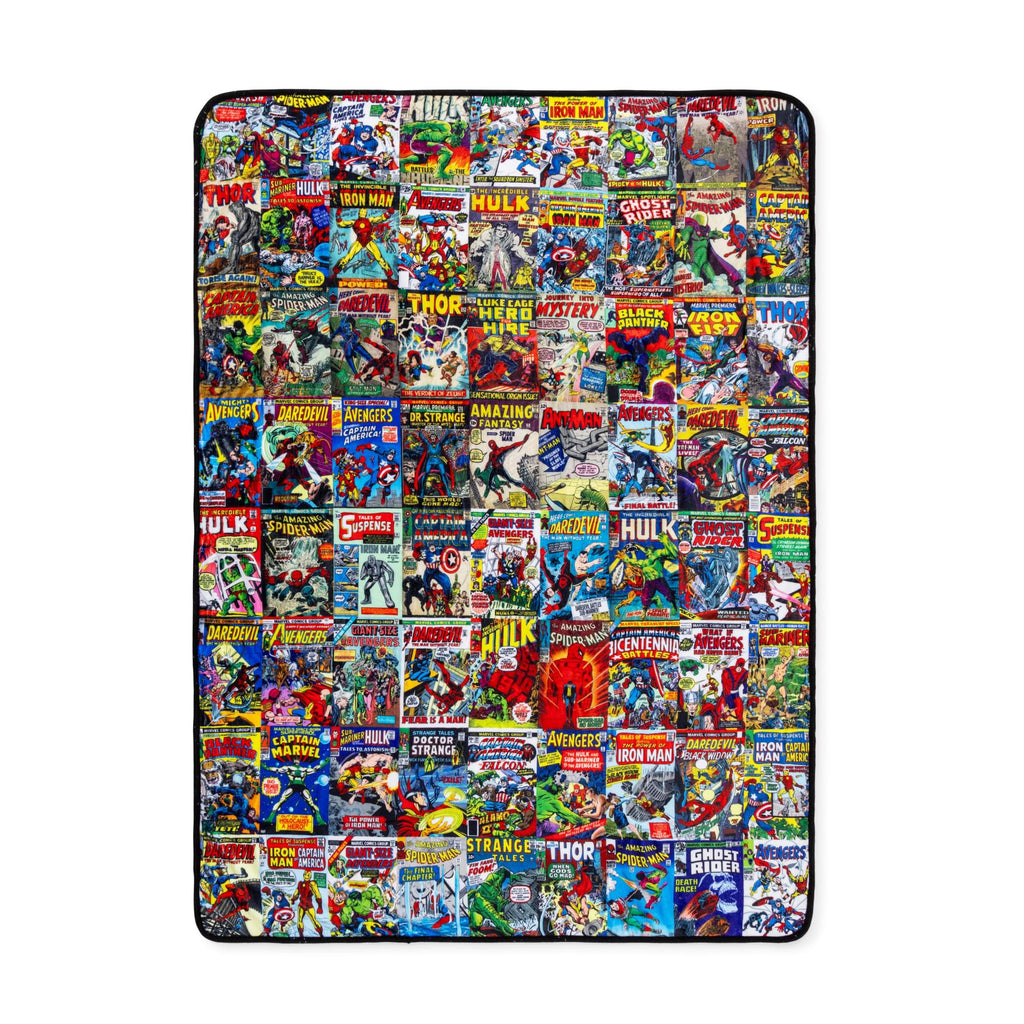 Marvel Comics Covers Fleece Throw Blanket | 45 x 60 Inches