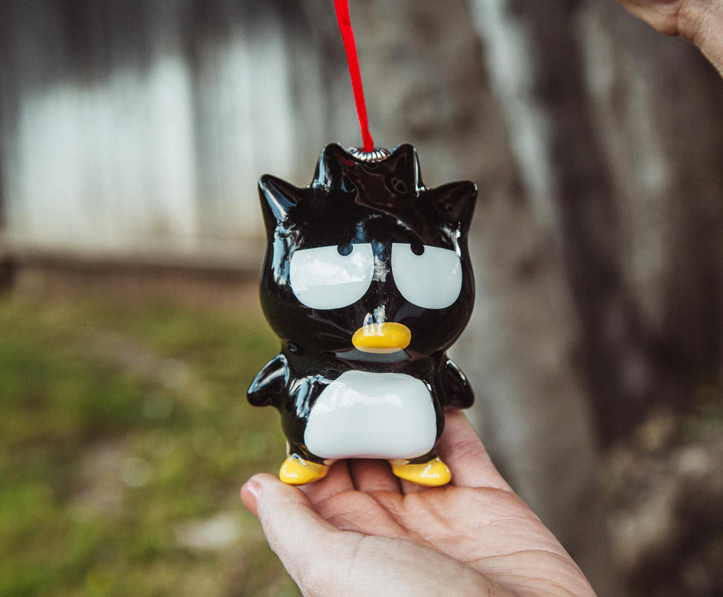 Sanrio Badtz-Maru 4-Inch Shatterproof Decoupage Ornament
