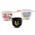Back To School 20oz Ceramic Ramen Bowl and Chopsticks Set of 12