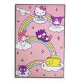 Sanrio Hello Kitty and Friends Rainbows And Clouds 13 x 19 Inch Framed MDF Wall Art