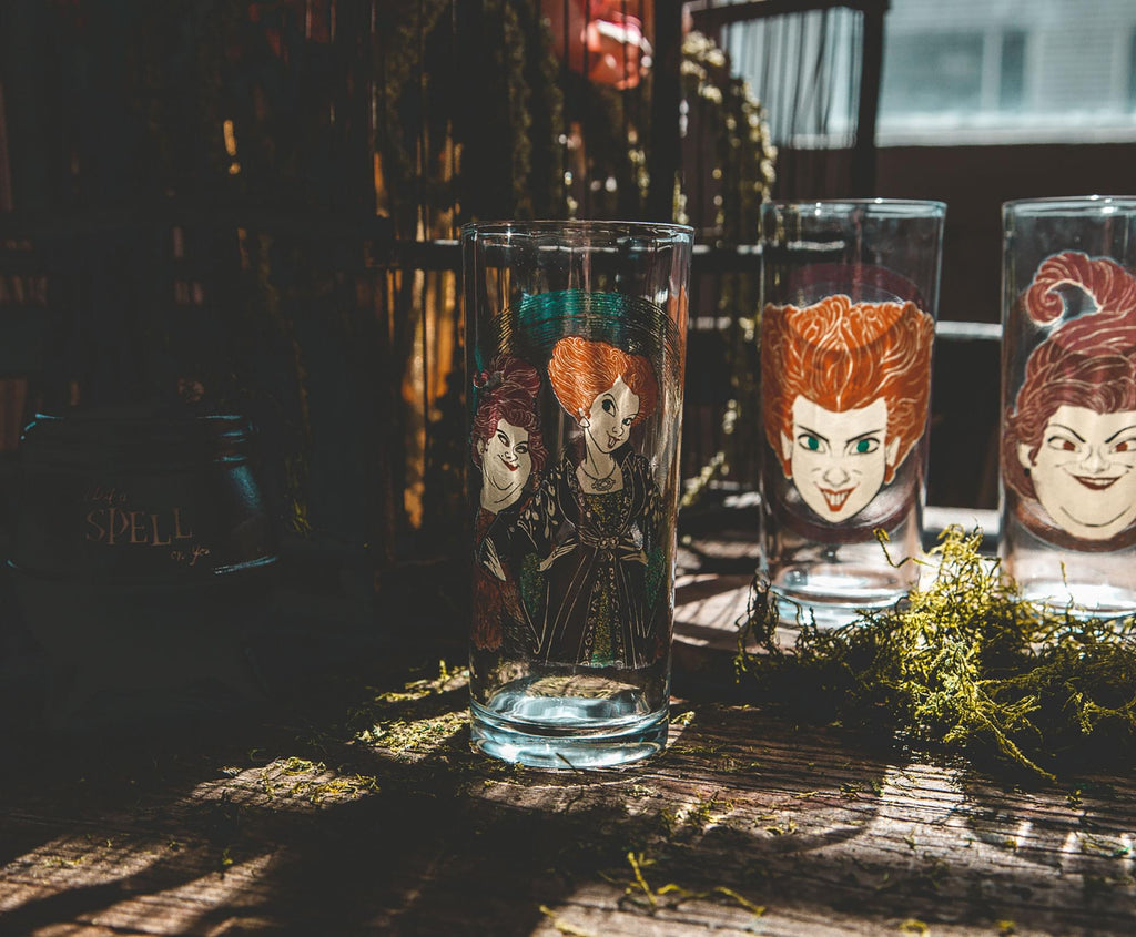 Disney Hocus Pocus Sanderson Sisters 10-Ounce Tumbler Glasses | Set of 4