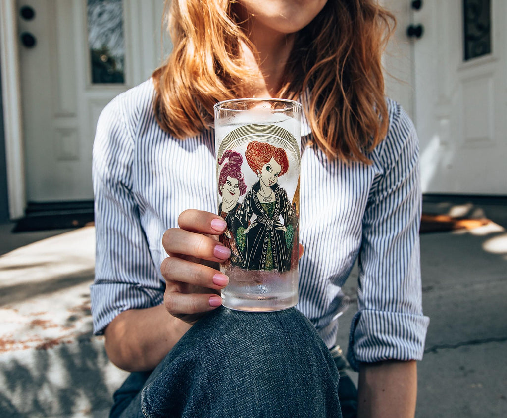 Disney Hocus Pocus Sanderson Sisters 10-Ounce Tumbler Glasses | Set of 4