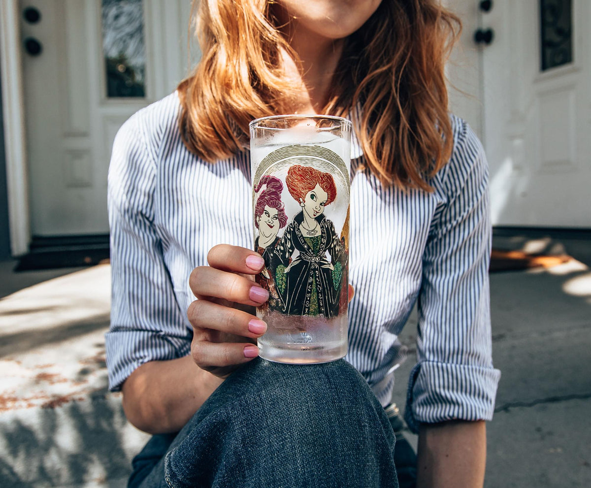 Disney Hocus Pocus Sanderson Sisters 10-Ounce Tumbler Glasses | Set of 4