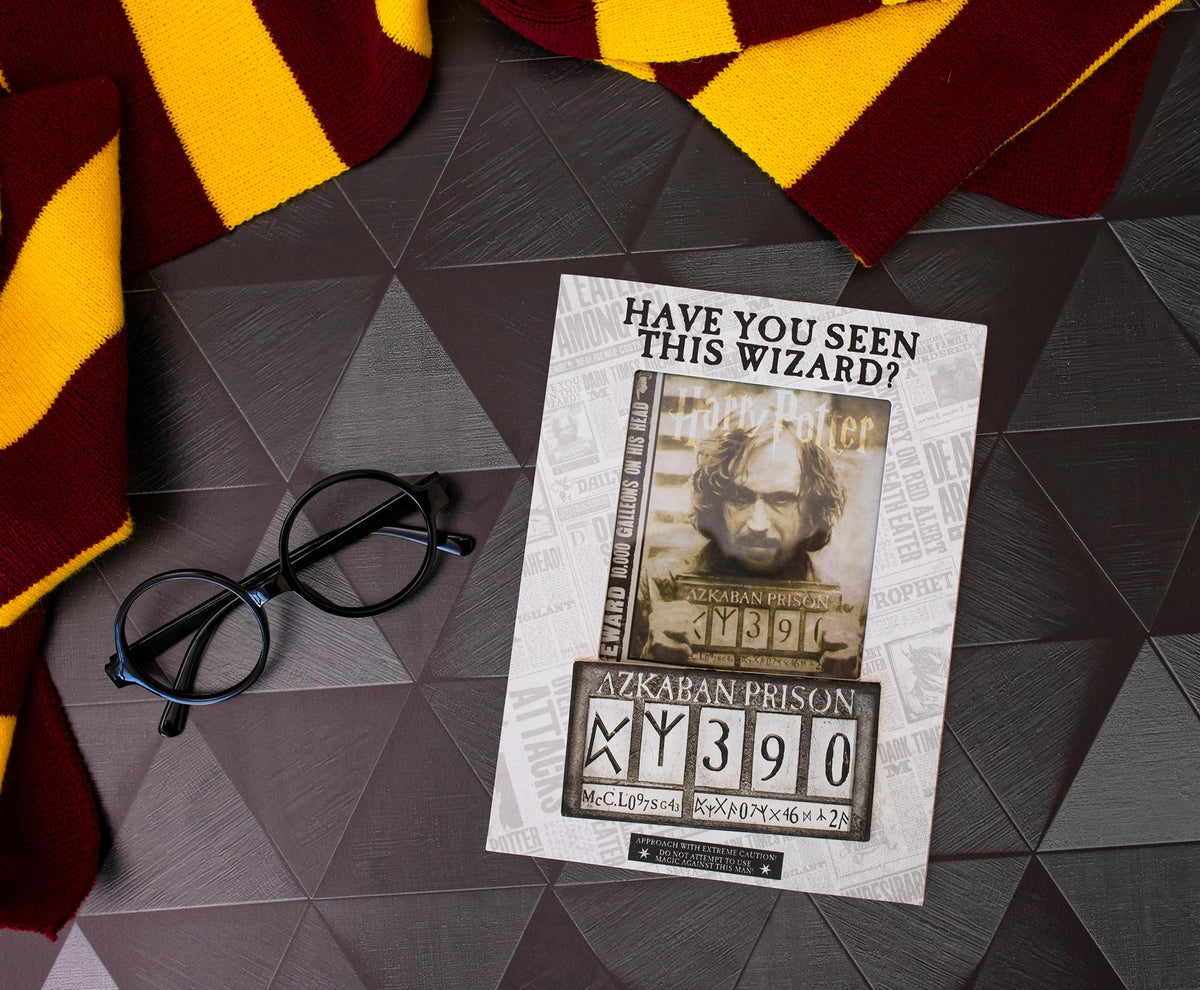 Harry Potter "Have You Seen This Wizard" Photo Frame | Holds 4 x 6 Inch Pictures