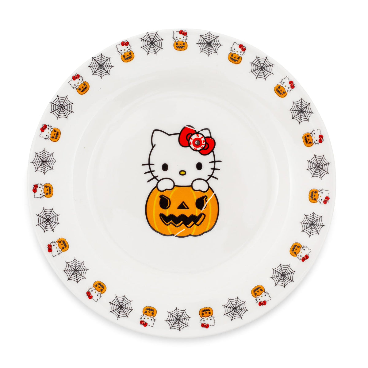 Sanrio Hello Kitty Pumpkin Boo 10-Inch Ceramic Dinner Plate